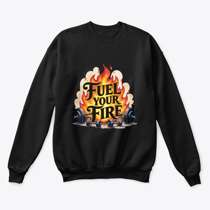 Fiery Dumbbell & Kettlebell  T-Shirt