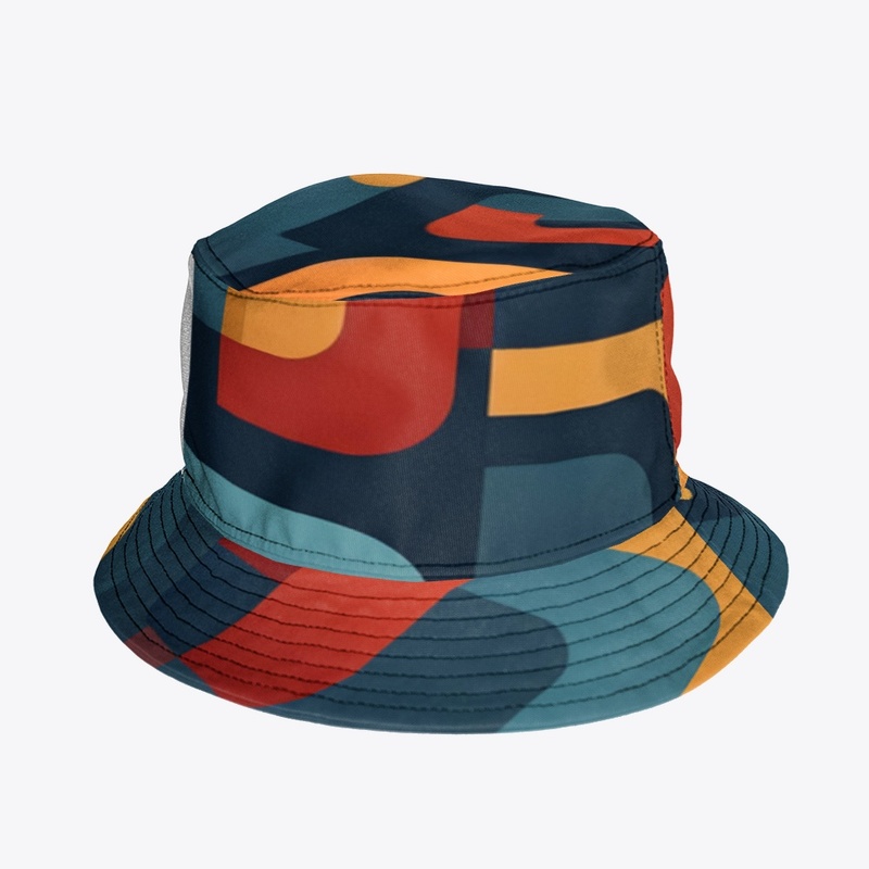 Colorful Art with Wavy Background