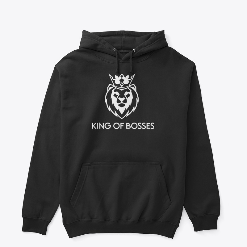 King of Bosses KR7 White Lion Head Print