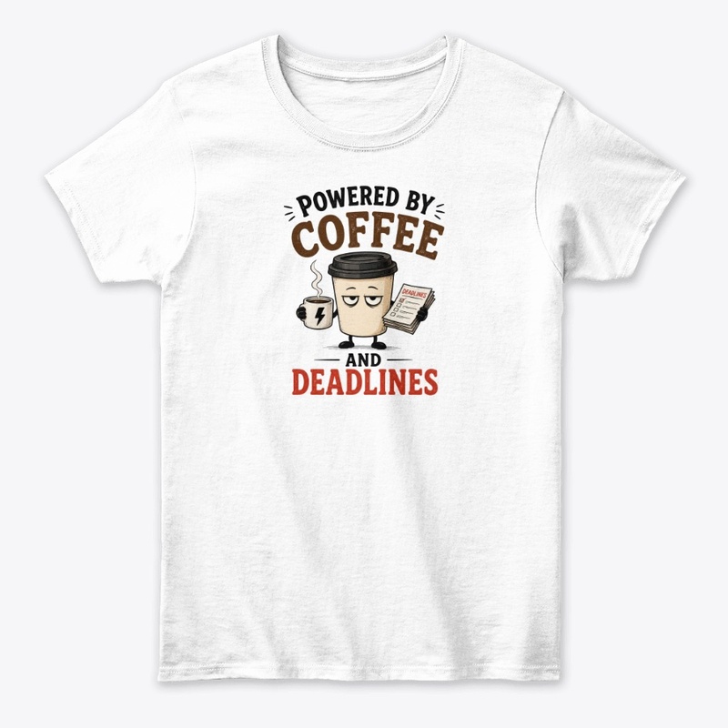 Powered By Coffee And Deadlines