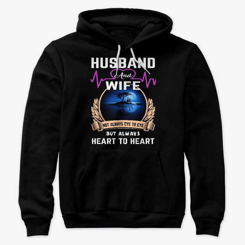 Husband and wife, heart to heart