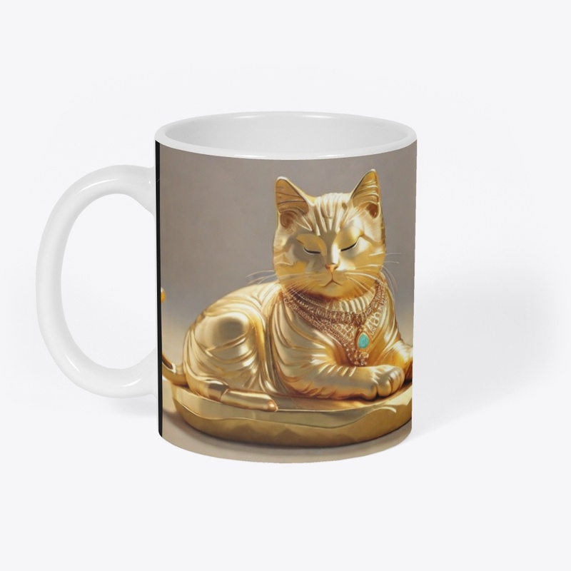 namaste meditation cat