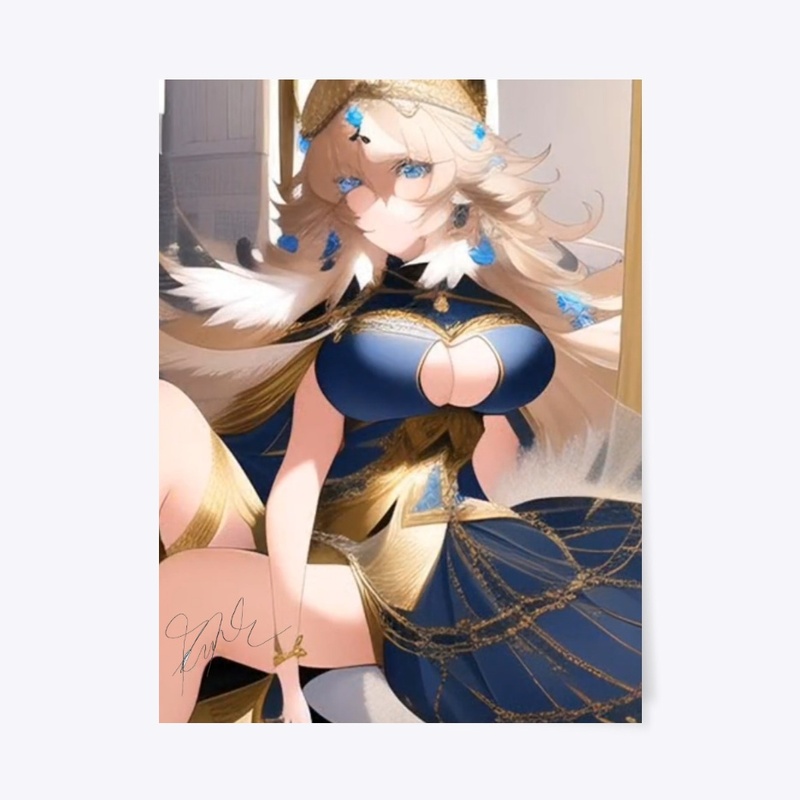 Anime Manga Themed Creation Goddess