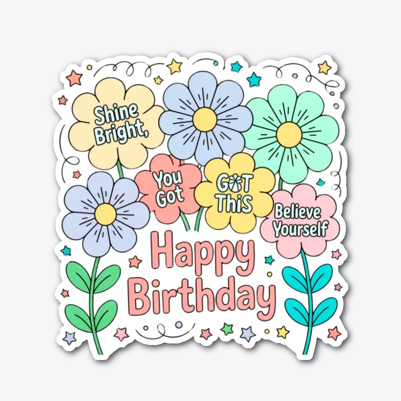 "Happy Birthday"  perfect for gift
