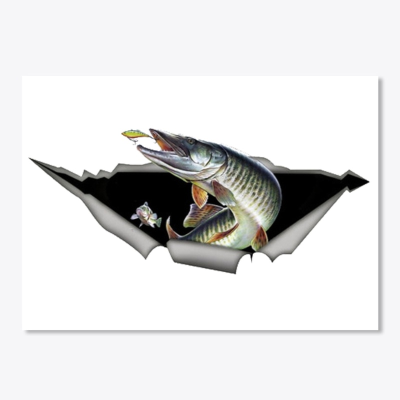 Musky Sticker
