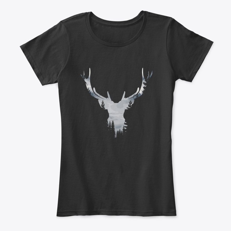 Deer Winter Forest