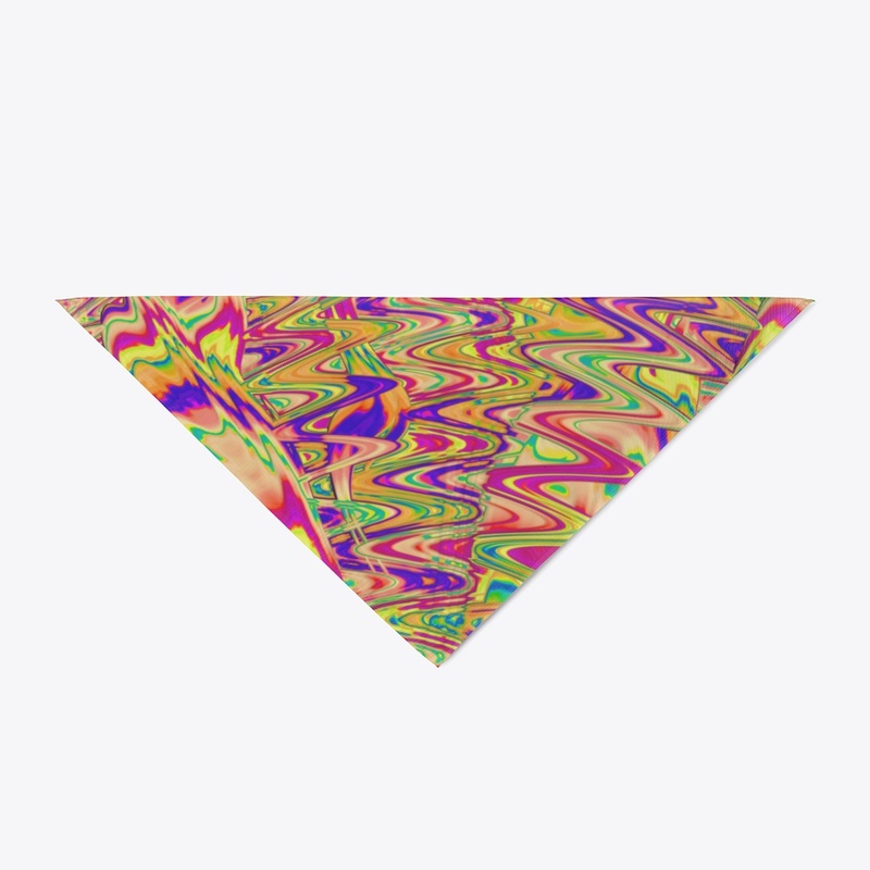 Psychedelic Colorful Neon Abstract Art