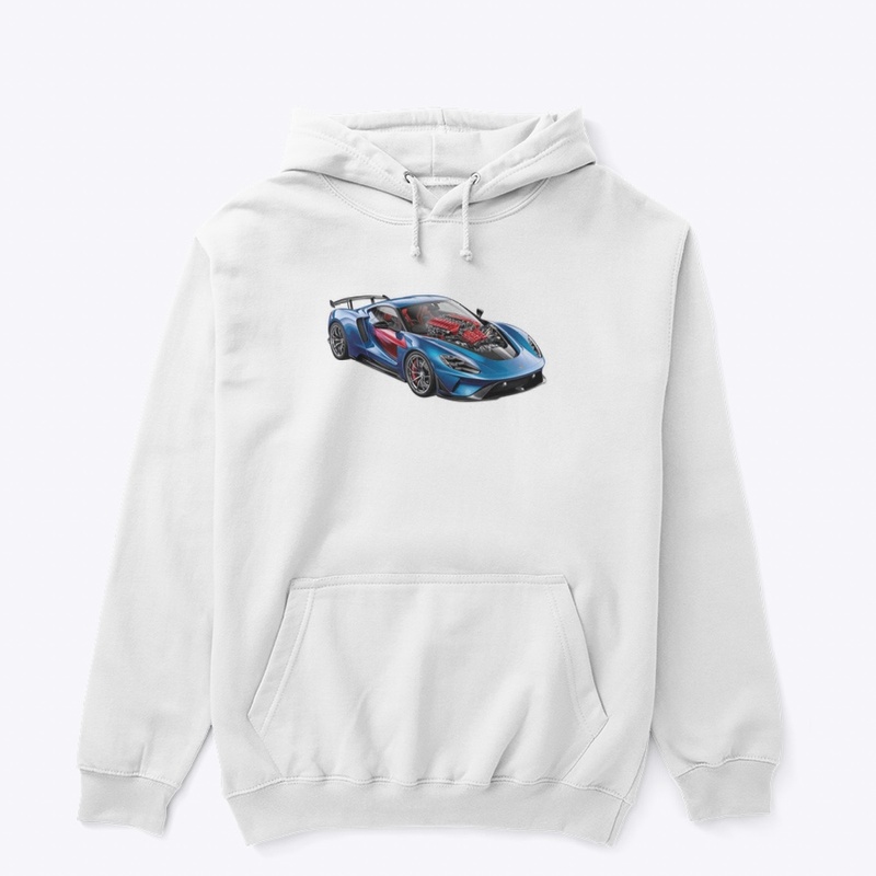 Super Car With Engine