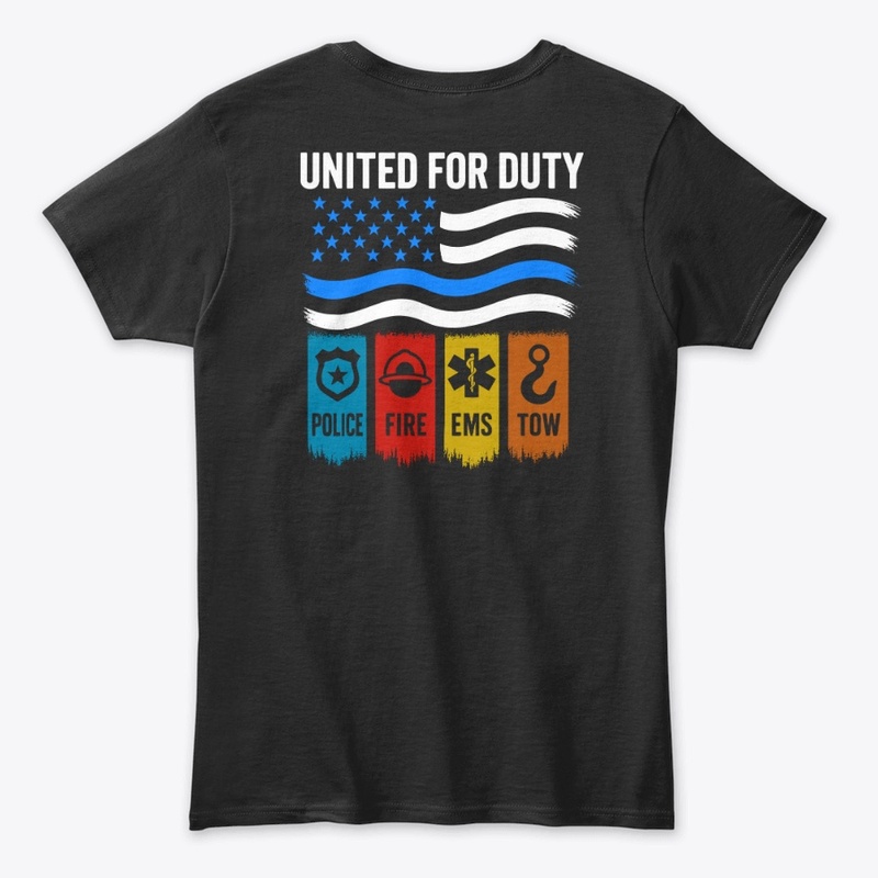 United For Duty Service Support Tee