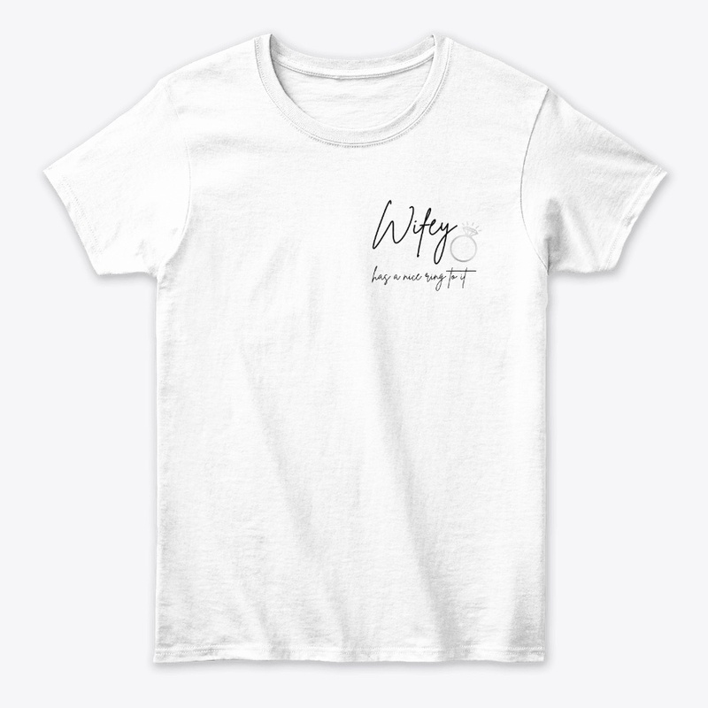 Wifey Tee Shirt (Silver)