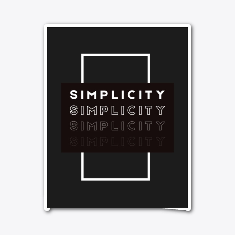 Simplicity t-shirts