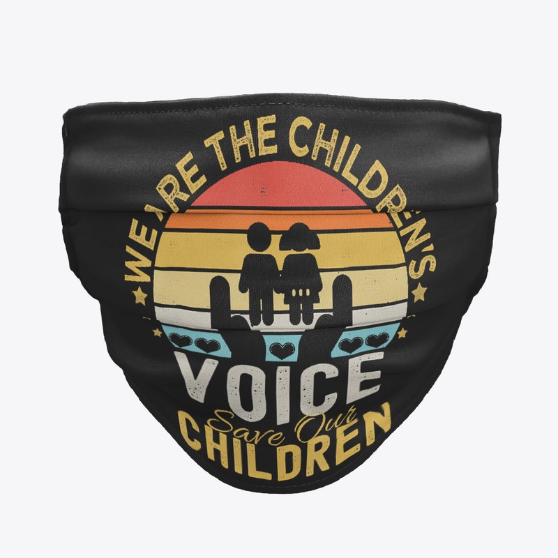 We Are The Children's Voice Save Mask 