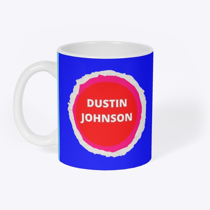 DUSTIN JOHNSON FRAMED MUG