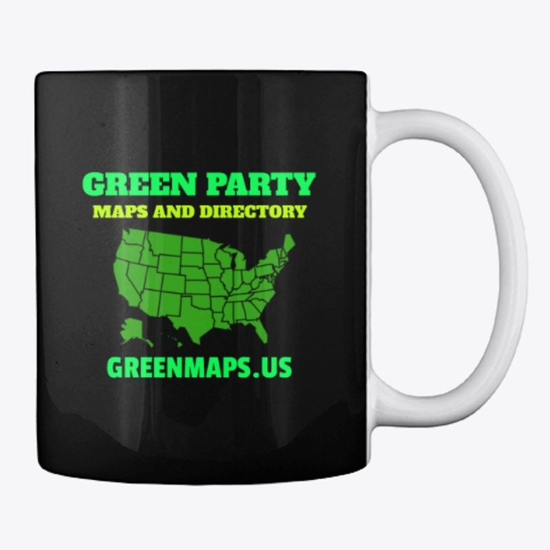 Green Party Maps - Black