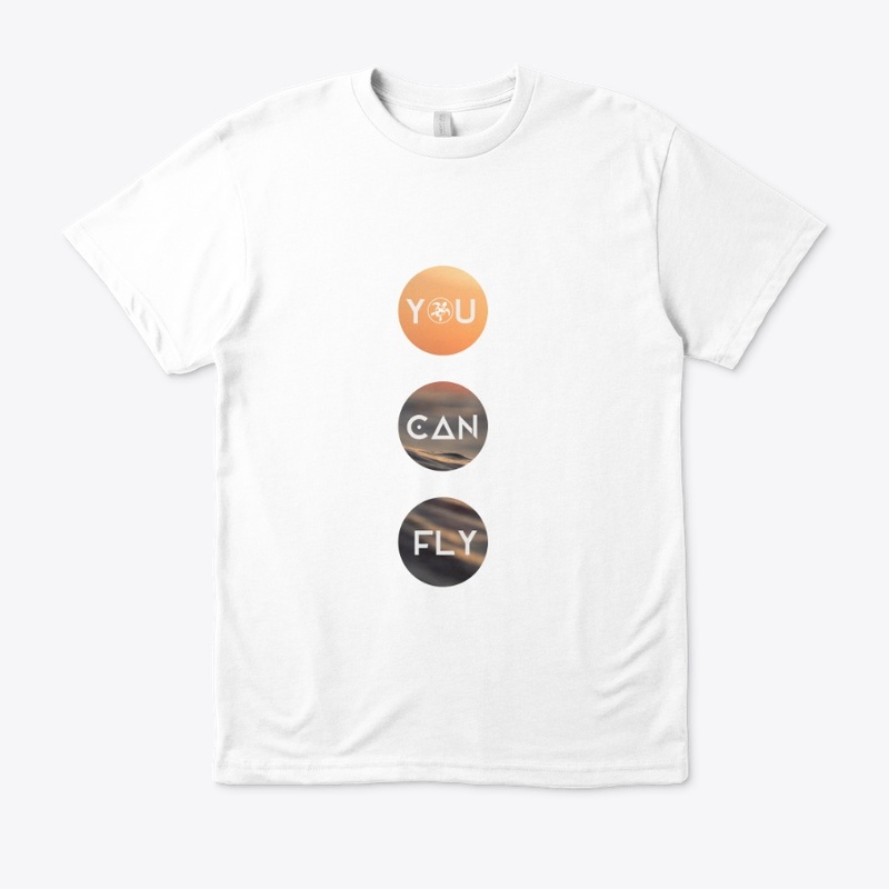 YOU CAN FLY - DARK TURTLE UNISEX ECO TEE