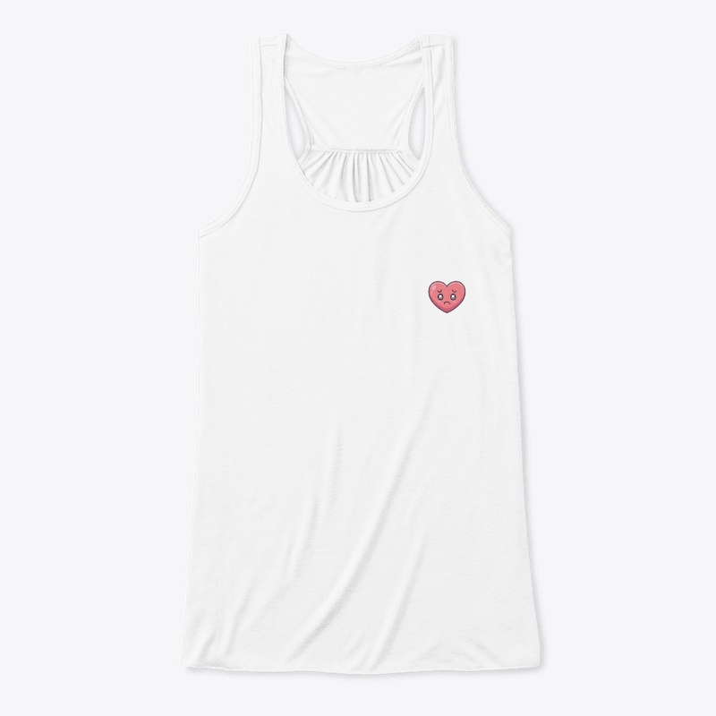 Sad heart print