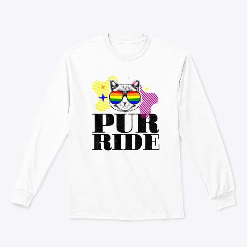 Purride Cat Wear Rainbow Sunglasses LBGT