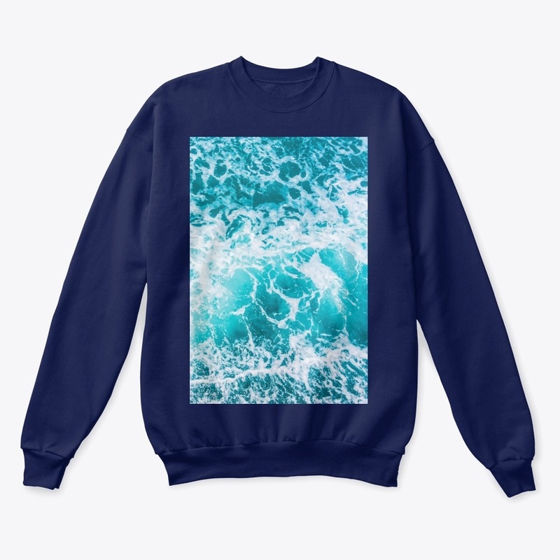 Beautiful Blue Ocean Waves