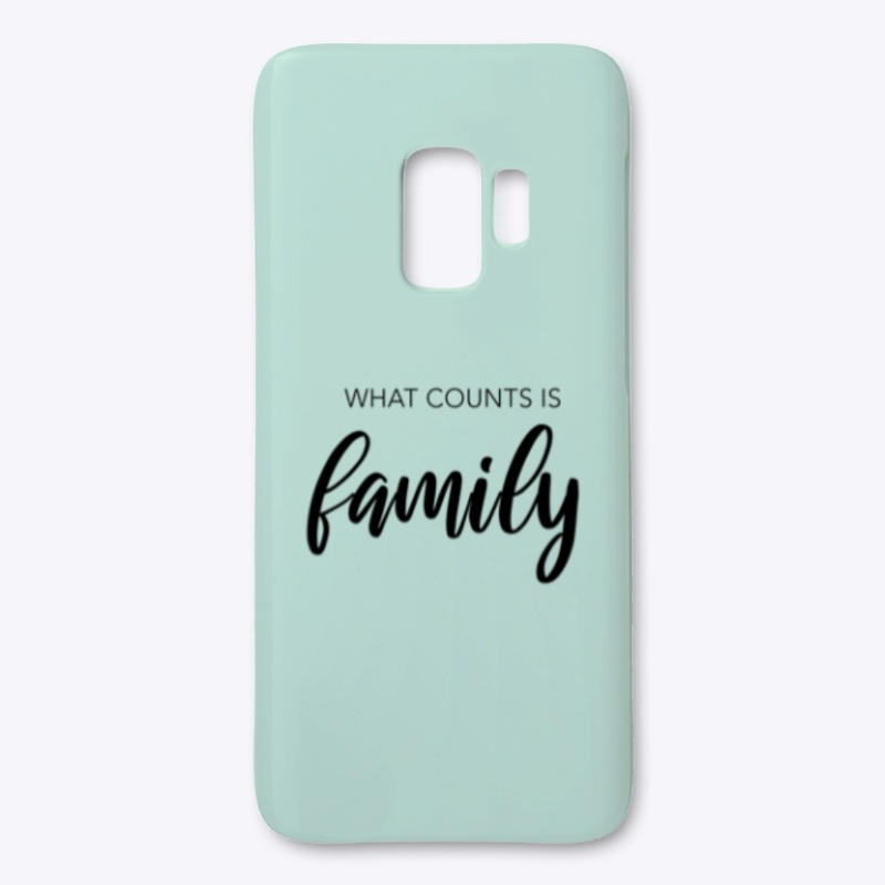 Quote. What counts is family