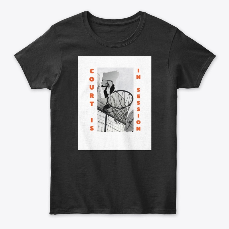 Basketball court in session T-Shirt