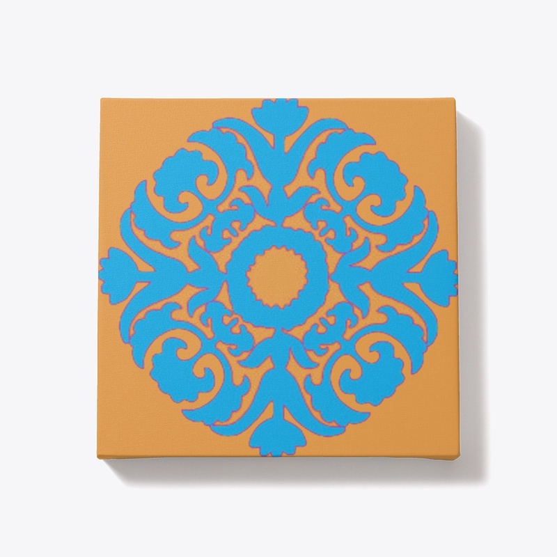 Tangerine And Turquoise