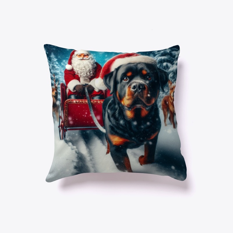 Rottweiler & Santa