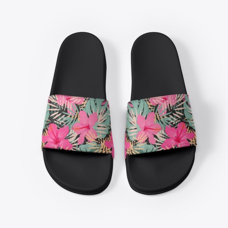 Summer Hibiscus and Palms