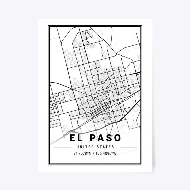 EL Paso Light City Map