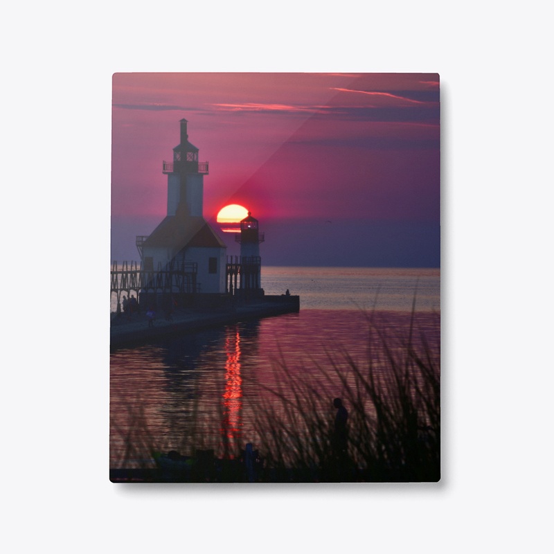 View of Colorful Sunset at The Beach