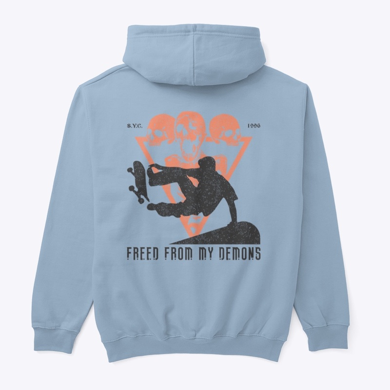 Freed from my demons - Skateboard design