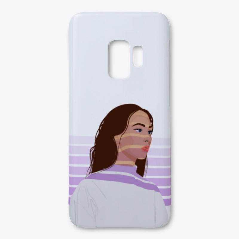 Monocromatic stripes - Pastel purple