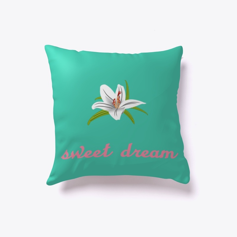 Water Lily Bloom Pillow #BoostedPillow