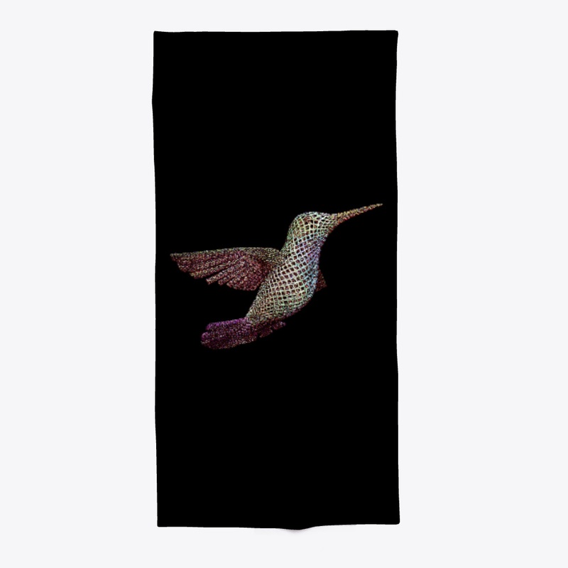 3D woven Hummingbird stylized