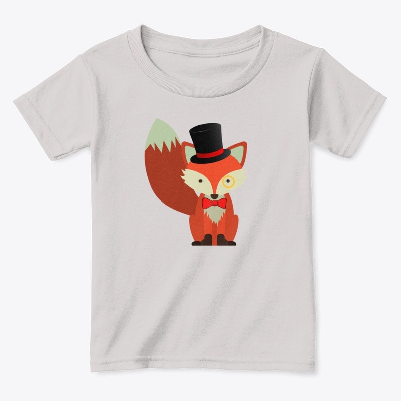One Smart Fox with Top Hat and Monocle
