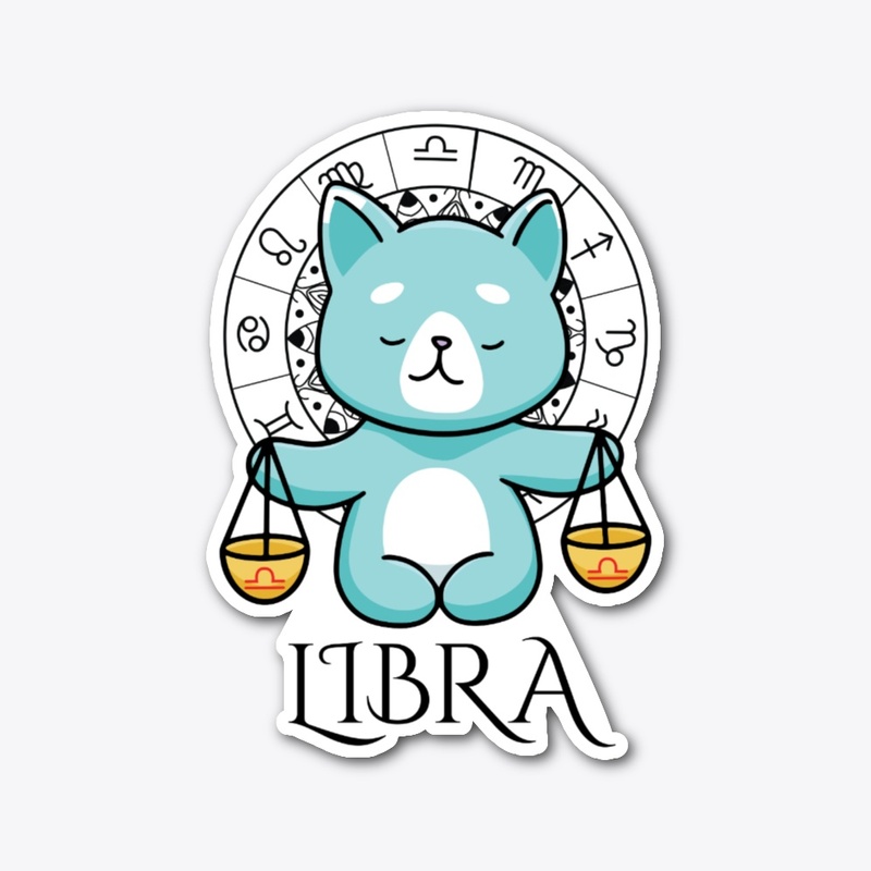 Libra Zodiac White T-Shirt