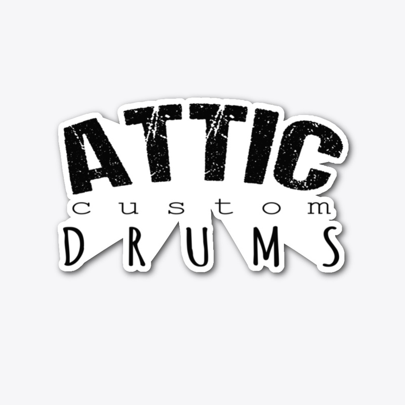 Attic Custom Drums Sticker B