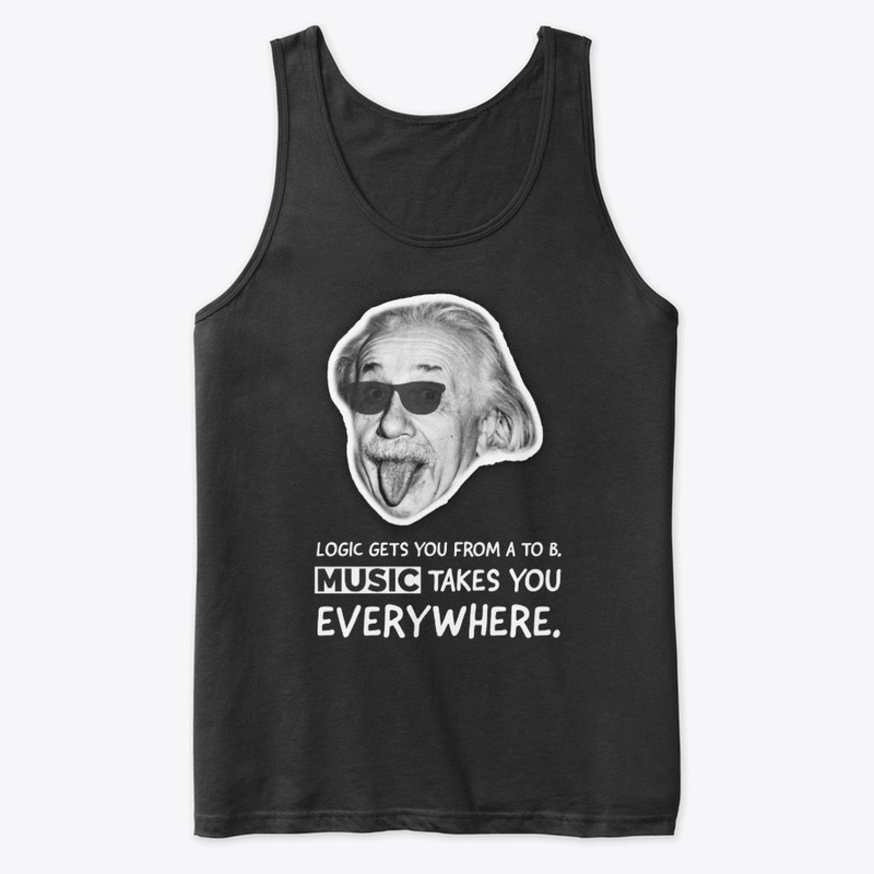 Einstein Loves Music Tank Tops