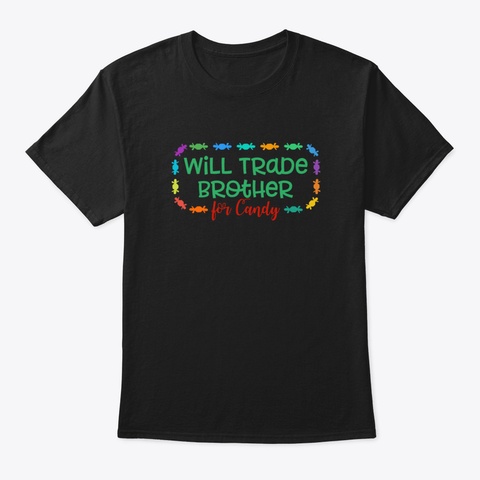 Gift For Halloween Mdinu Black T-Shirt Front
