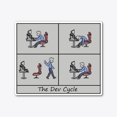The Dev Cycle Standard T-Shirt Front