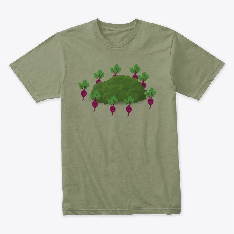 Beet Around the bush Punny Funny Cartoon