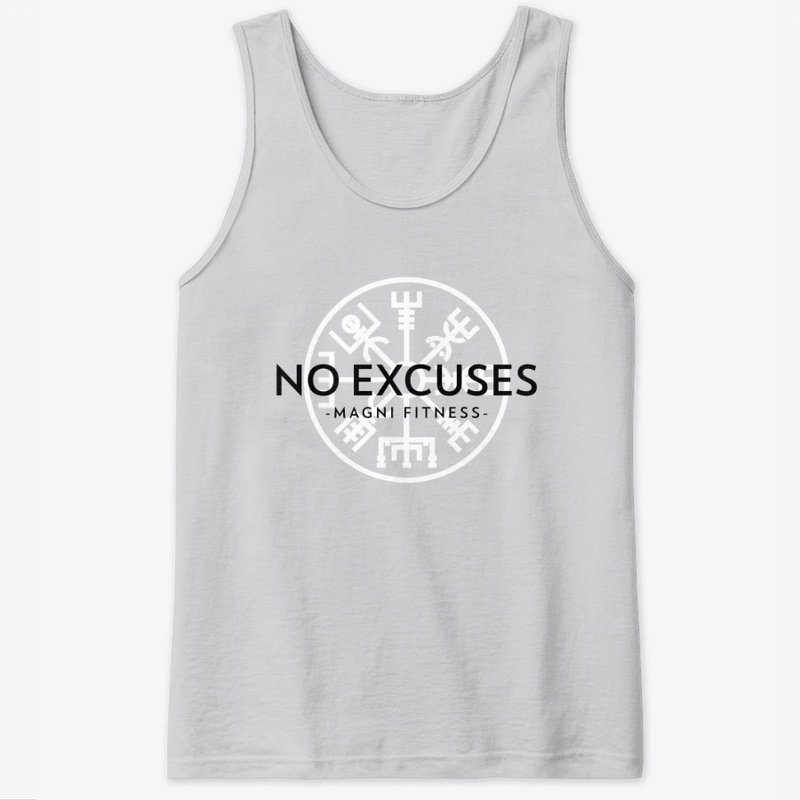No Excuses Workout Fitness Design