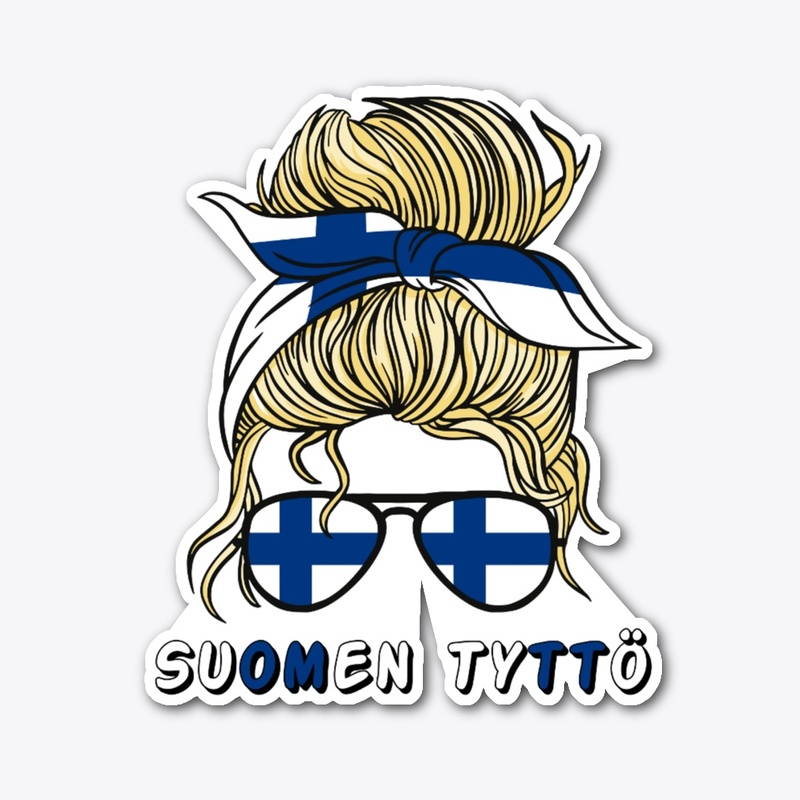  Suomi Finland Flag Girls Finnish Girl