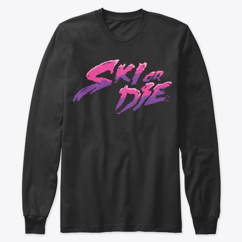 Candy Boy Ski or Die Pixel art Logo