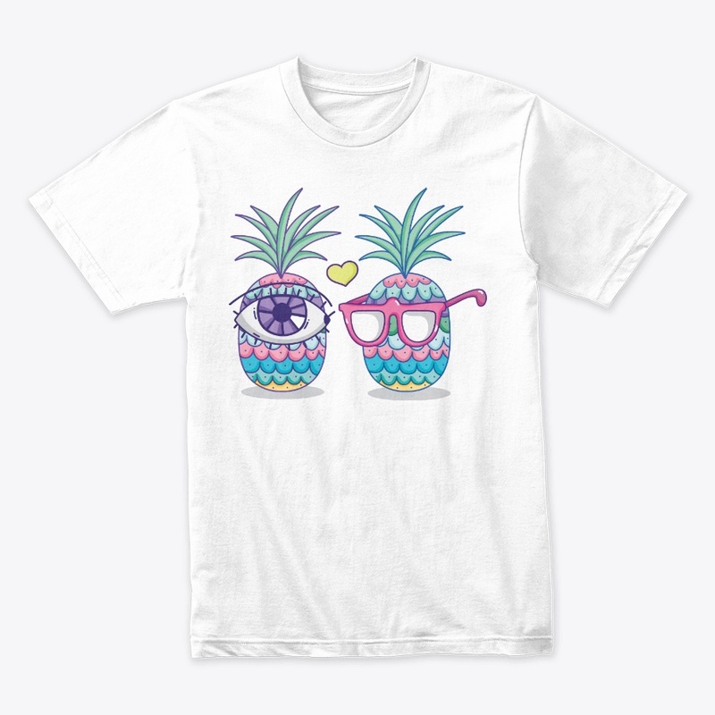 Couple pineapples and  love
