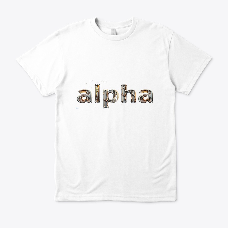 alpha - shiny iron driping design