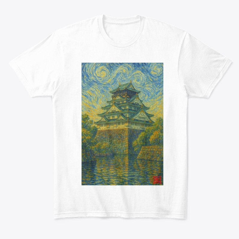 Osaka Castle - Van Gogh Style