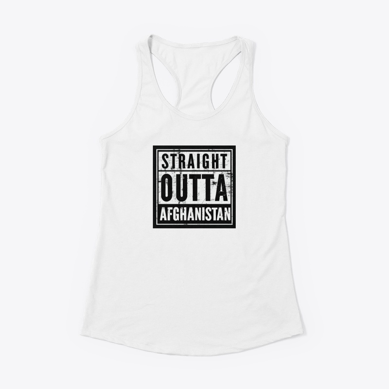 Straight Outta Afghanistan - Women's Racerback Tank - Women's Racerback Tank - Women's Racerback Tank - Women's Racerback Tank