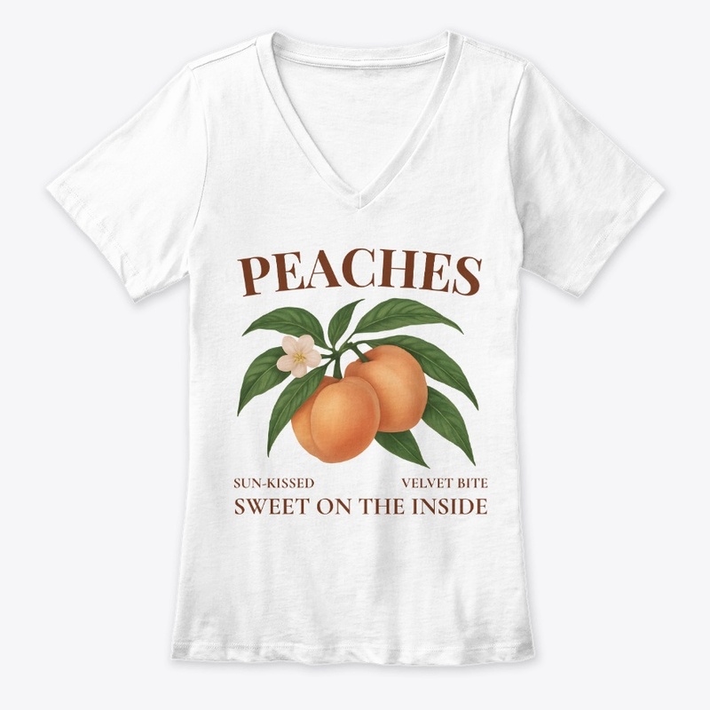 Vintage Peach | Botanical Fruit Art