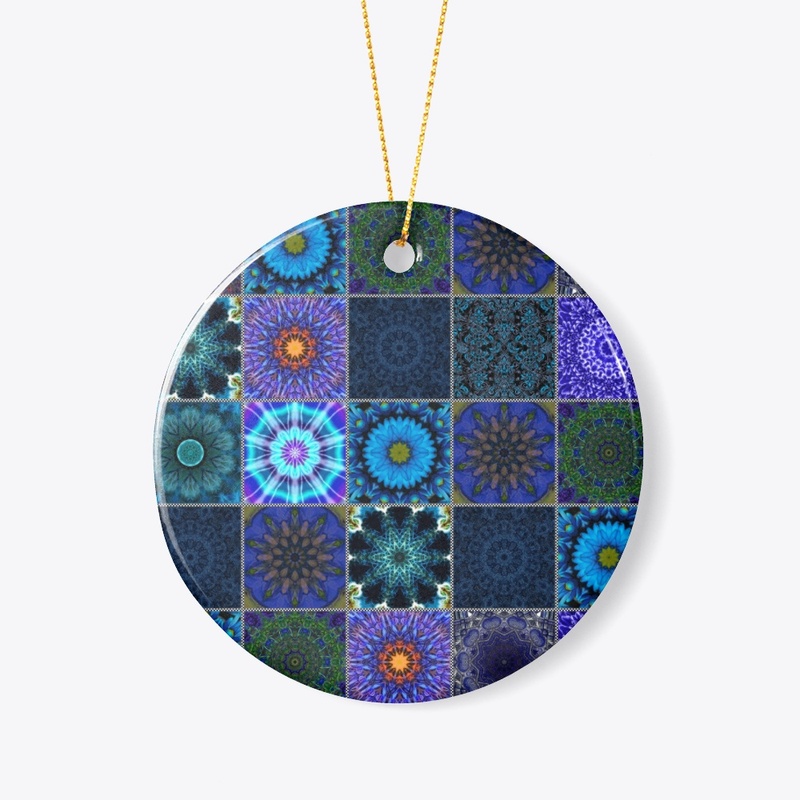 Blue Crazy Quilt Pattern