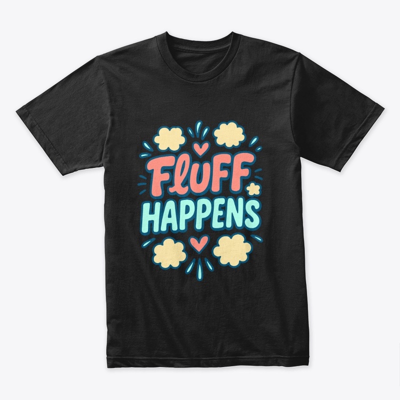 Fluff Happens – Maine Coon Cat Quote Tee